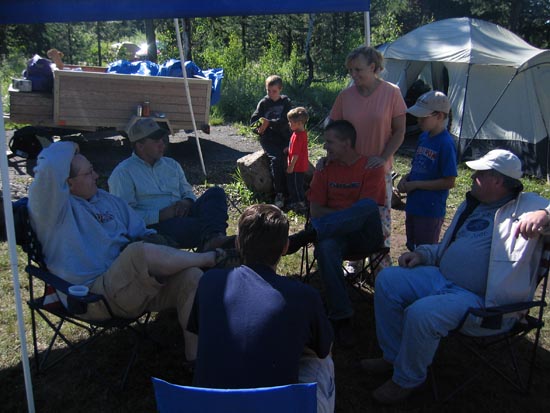 2006 family reunion in Yellowstone National Park